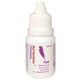 Avi-Technic Egg Vitamin E-Selenyum 20 ml Kuşlar İçin Üreme Desteği