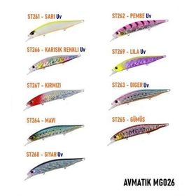 Avmatik 13.5 cm 17 gr Realistic Mg026 Minnow Floating Suni Yem