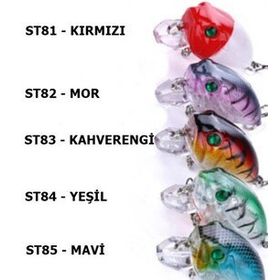 Avmatik 4.5 cm 8 gr Suni Yem Podgy Tatlı Su Balık Avı