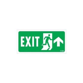 Avmdepo No:955 17.5x25 cm Exit Yukarı Sağ Ok İşaretli Uyarı Levhası