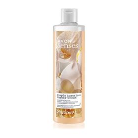 Avon 250 ml Simply Luxurious Beyaz Şeftali ve Vanilya Orkide Kokulu Duş Kremi