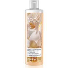 Avon 250 ml Simply Luxurious Beyaz Şeftali ve Vanilya Orkide Kokulu Duş Kremi