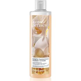 Avon 250 ml Simply Luxurious Beyaz Şeftali ve Vanilya Orkide Kokulu Duş Kremi