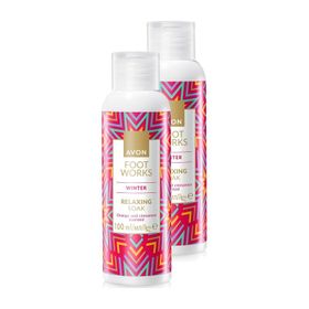 Avon 2x100 ml Foot Work Winter Portakal ve Tarçın Kokulu Rahatlatıcı Ayak Banyosu
