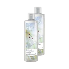 Avon 2x250 ml Senses White Lily Beyaz Zambak Kokulu Duş Jeli