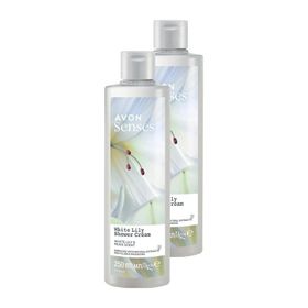 Avon 2x250 ml Senses White Lily Beyaz Zambak Kokulu Duş Jeli