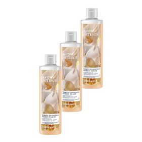 Avon 2x250 ml Simply Luxurious Beyaz Şeftali ve Vanilya Orkide Kokulu Duş Kremi