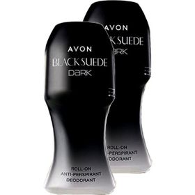 Avon 2x50 ml Black Suede Dark Erkek Roll-On