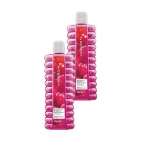 Avon 2x500 ml Raspberry Delight Frambuaz ve Frenk Üzümü Kokulu Banyo Köpüğü