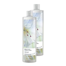 Avon 2x500 ml Senses White Lily Beyaz Zambak Kokulu Duş Jeli