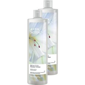 Avon 2x500 ml Senses White Lily Beyaz Zambak Kokulu Duş Jeli