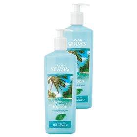 Avon 2x720 ml Senses Secret Lagoon Duş Jeli