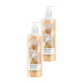 Avon 2x720 ml Simply Luxurious Beyaz Şeftali ve Vanilya Orkide Kokulu Duş Kremi