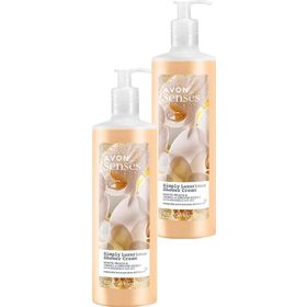 Avon 2x720 ml Simply Luxurious Beyaz Şeftali ve Vanilya Orkide Kokulu Duş Kremi