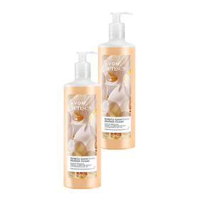 Avon 2x720 ml Simply Luxurious Beyaz Şeftali ve Vanilya Orkide Kokulu Duş Kremi