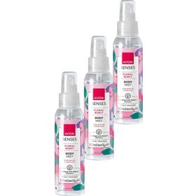 Avon 3x100 ml Senses Floral Burst Zambak ve Misk Kokulu Vücut Spreyi