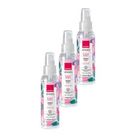 Avon 3x100 ml Senses Floral Burst Zambak ve Misk Kokulu Vücut Spreyi