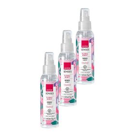 Avon 3x100 ml Senses Floral Burst Zambak ve Misk Kokulu Vücut Spreyi