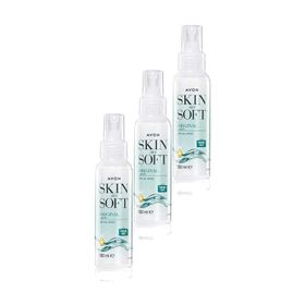 Avon 3x100 ml Skin So Soft Orijinal Kuru Yağ Vücut Spreyi