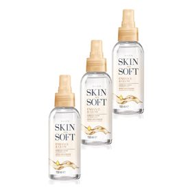 Avon 3x150 ml Skin So Soft Enhance & Glow Nemlendirici Sprey Vücut Yağı