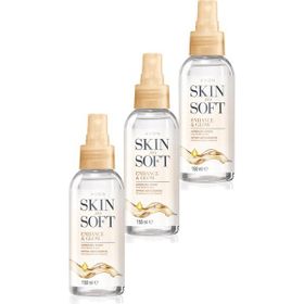Avon 3x150 ml Skin So Soft Enhance & Glow Nemlendirici Sprey Vücut Yağı
