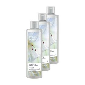 Avon 3x250 ml Senses White Lily Beyaz Zambak Kokulu Duş Jeli