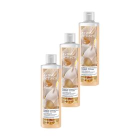 Avon 3x250 ml Simply Luxurious Beyaz Şeftali ve Vanilya Orkide Kokulu Duş Kremi