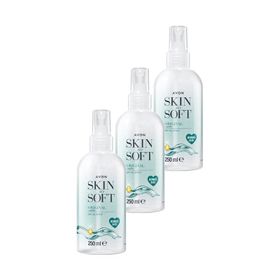 Avon 3x250 ml Skin So Soft Orijinal Kuru Yağ Vücut Spreyi