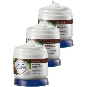 Avon 3x400 ml Care Hindistan Cevizi Yağı İçeren Krem