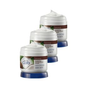 Avon 3x400 ml Care Hindistan Cevizi Yağı İçeren Krem