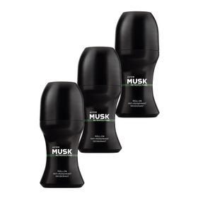 Avon 3x50 ml Musk Metropolitano Erkek Roll-On