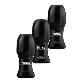 Avon 3x50 ml Musk Metropolitano Erkek Roll-On