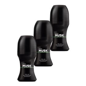 Avon 3x50 ml Musk Metropolitano Erkek Roll-On