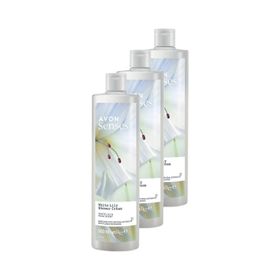 Avon 3x500 ml Senses White Lily Beyaz Zambak Kokulu Duş Jeli
