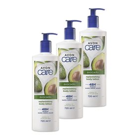 Avon 3x720 ml Care Avocado Replenishing Avokado Yağı İçeren Vücut Losyonu