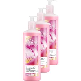 Avon 3x720 ml Senses Sweat Joyful Frezya ve Nar Kokulu Krem Duş Jeli