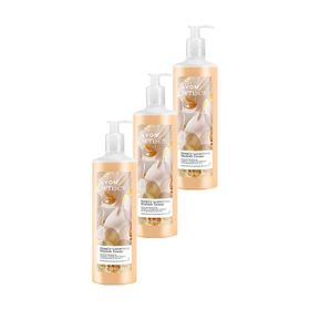 Avon 3x720 ml Simply Luxurious Beyaz Şeftali ve Vanilya Orkide Kokulu Duş Kremi