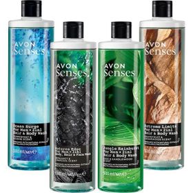 Avon 500 ml Nane Deniz Adaçayı Sandal Greyfurt ve Bergamot Kolu Erkek Duş Jeli