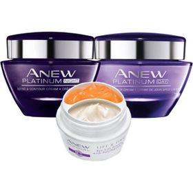 Avon 55 Yaş Üzeri Anew Platinum Gece Gündüz ve Göz Çevresi Bakım Paketi
