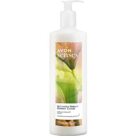 Avon 720 ml Senses Delicate Moment Elma ve Müge Kokulu Krem Duş Jeli