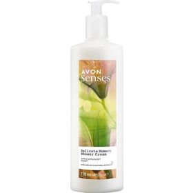 Avon 720 ml Senses Delicate Moment Elma ve Müge Kokulu Krem Duş Jeli