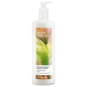 Avon 720 ml Senses Delicate Moment Elma ve Müge Kokulu Krem Duş Jeli
