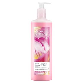 Avon 720 ml Senses Sweat Joyful Frezya ve Nar Kokulu Krem Duş Jeli