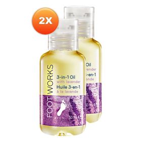Avon 8681298939030 Foot Works Lavanta Kokulu 3'ü 1 Arada Ayak Bakım Yağı