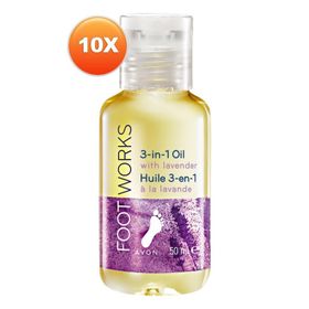 Avon 8681298939030 Foot Works Lavanta Kokulu 3'ü 1 Arada Ayak Bakım Yağı
