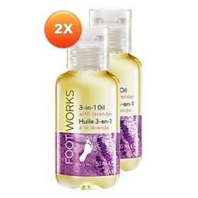 Avon 8681298939030 Foot Works Lavanta Kokulu 3'ü 1 Arada Ayak Bakım Yağı