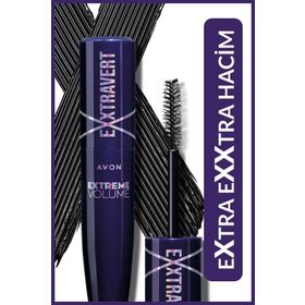 Avon 9 ml Blackest Black Exxtravert Ekstra Hacim Veren Maskara