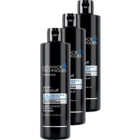 Avon Advance Techniques Kepek Karşıtı 2'si 1 Arada 3x400 ml Şampuan Ve Saç Kremi