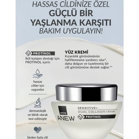 Avon Anew Sensitive+ Çift Kollajen 50 ml Krem