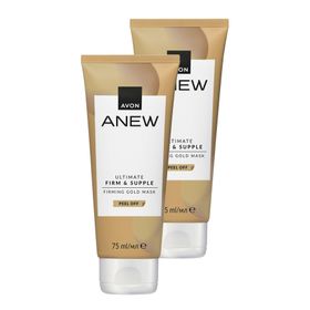 Avon Anew Ultimate Firm and Supple 2x75 ml Altın Maske
